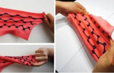 科學家們創造出完全由織物制成的可拉伸電池